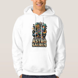 Utomjordisk Dinosaurie Astro Saurus: Retro Astrona Hoodie