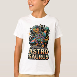 Utomjordisk Dinosaurie Astro Saurus: Retro Astrona T Shirt