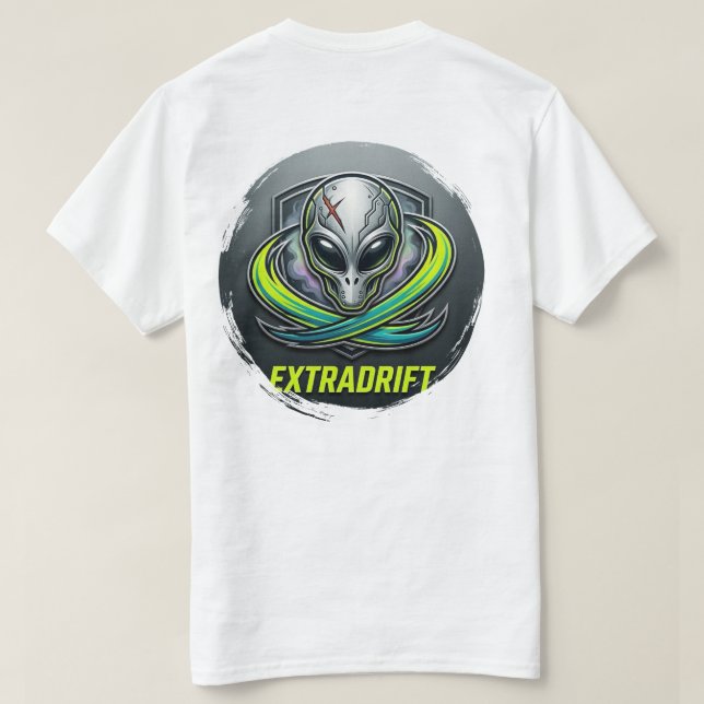 Utomjordisk Drift Mode T Shirt (Design baksida)