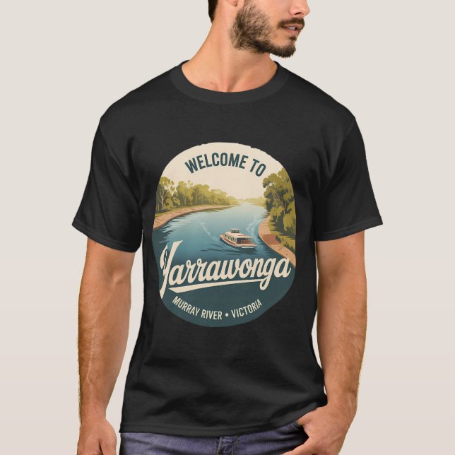 Utomjordisk fiske Vintage T Shirt (Framsida)