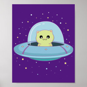 utomjordisk kattflygare poster