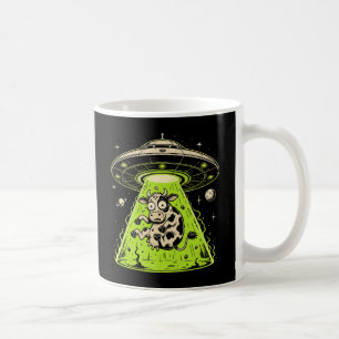 Utomjordisk Koabduktion Weirdcore Surreal Kaffemugg