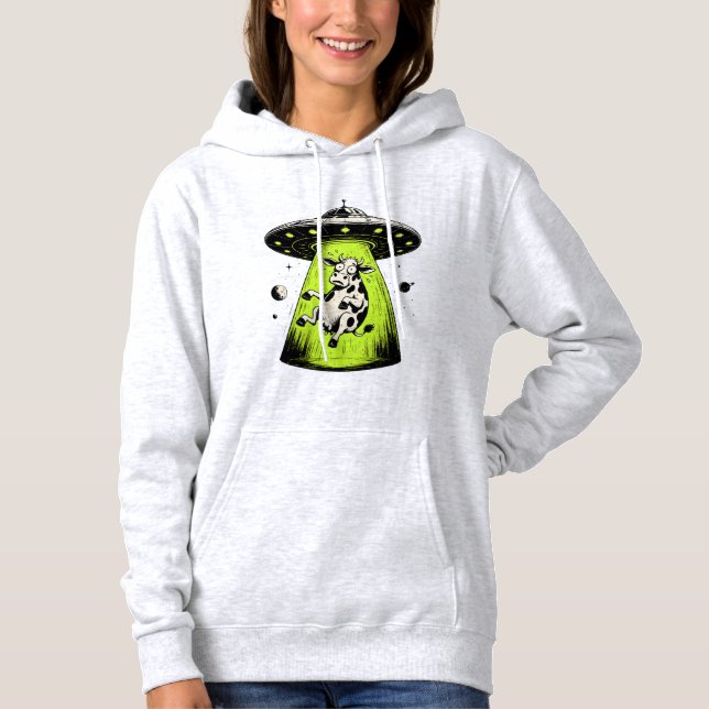 Utomjordisk Koabduktion Weirdcore Surreal T Shirt (Framsida)