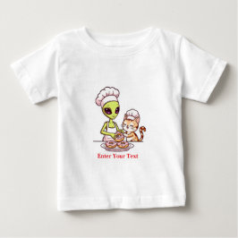 Utomjordisk kock katt munk Kawaii design T Shirt