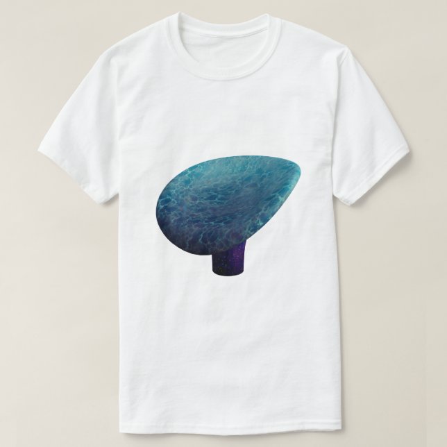 Utomjordisk lysande svamp t shirt (Design framsida)