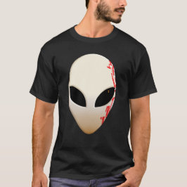 Utomjordisk mask med futuristiska markeringar t shirt