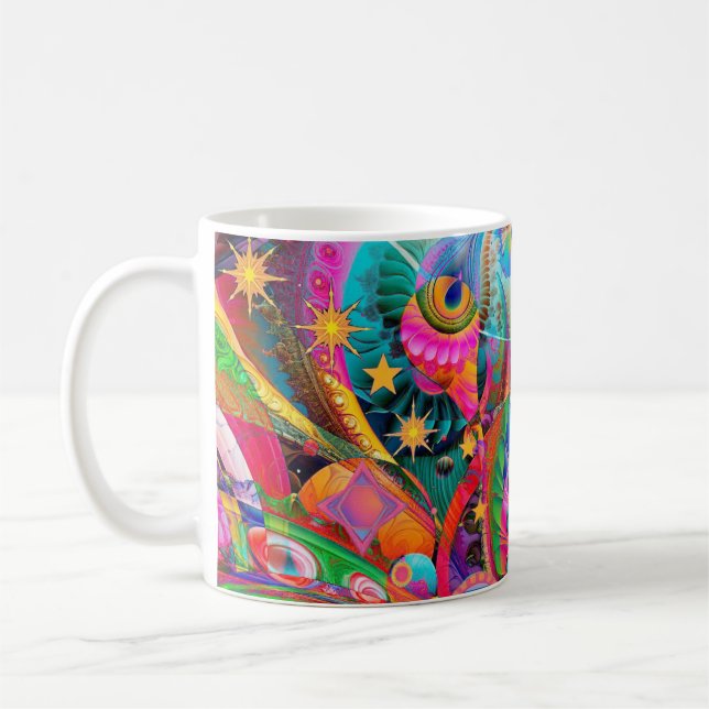 Utomjordisk natur kaffemugg (Vänster)