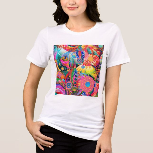 Utomjordisk natur t shirt (Framsida)