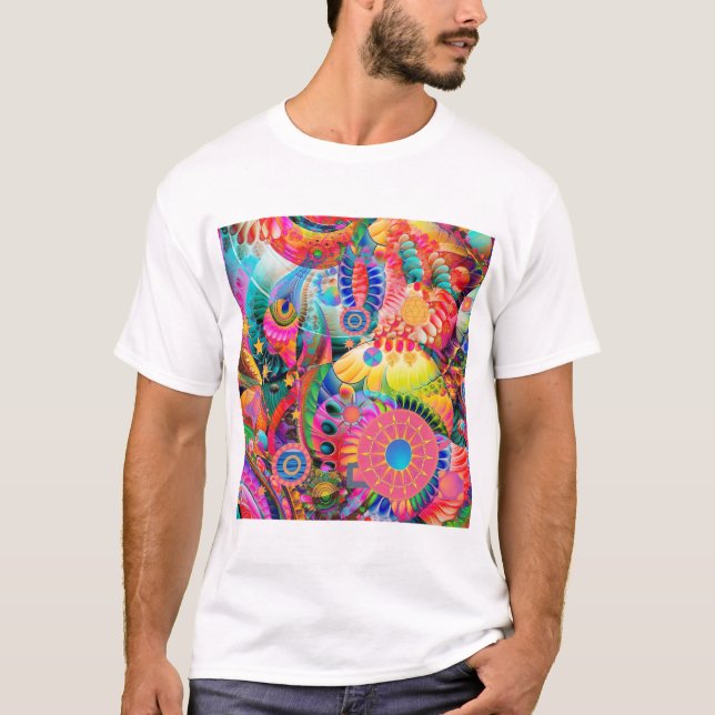 Utomjordisk natur t shirt (Framsida)