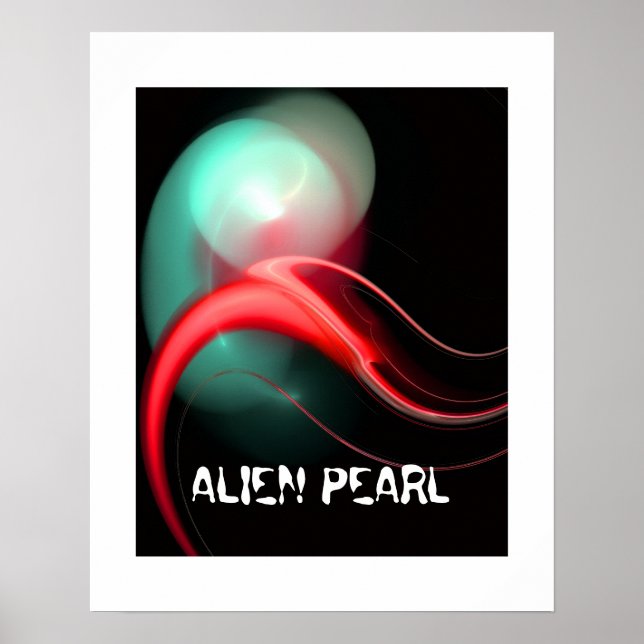 UTOMJORDISK PÄRLA POSTER (Framsidan)