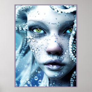 Utomjordisk Skönhet Från Vattenplaneten Poster
