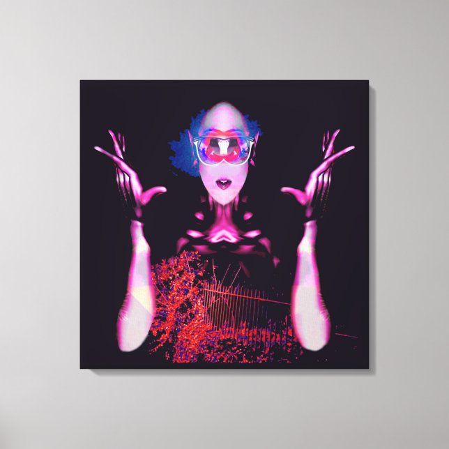 Utomjordisk spöke canvastryck (Framsida)