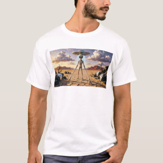 Utomjordisk tidsresenär i surrealistiskt ökenlands t shirt