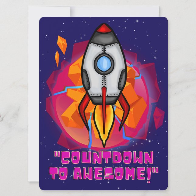 UTOMJORDISK, UNIVERSUM, RYMDHJÄRNING, PLANET OCH A JULKORT (Framsida)