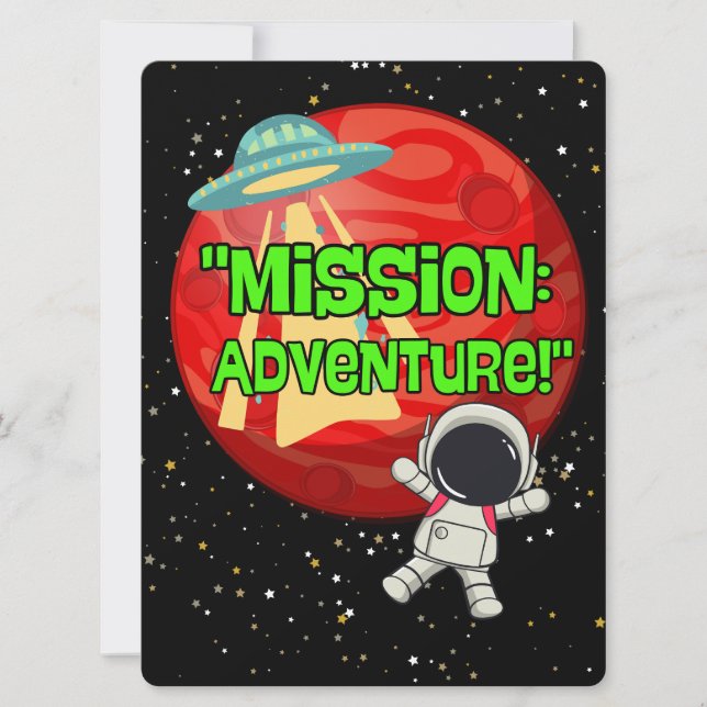 UTOMJORDISK, UNIVERSUM, RYMDKAPSEL, PLANET OCH AST JULKORT (Framsida)