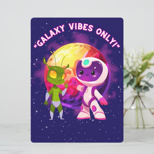 UTOMJORDISK, UNIVERSUM, RYMDKAPSEL, PLANET OCH AST JULKORT (Stående Fram)