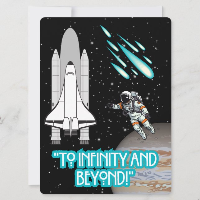 UTOMJORDISK, UNIVERSUM, RYMDKAPSEL, PLANET OCH AST JULKORT (Framsida)