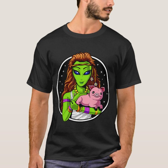 Utomjordisk Vegan T Shirt (Framsida)