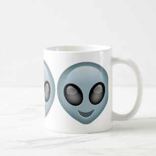 Utomjordiska främmande Emoji Kaffemugg