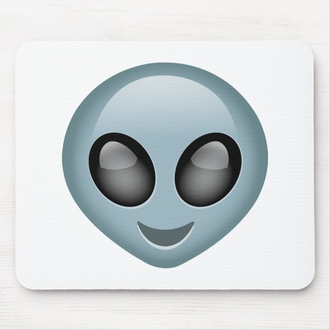 Utomjordiska främmande Emoji Musmatta (Framsidan)
