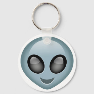 Utomjordiska främmande Emoji Nyckelring