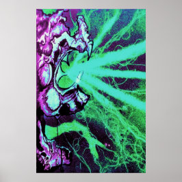 Utomjordiska laserögon med reptiltunga poster