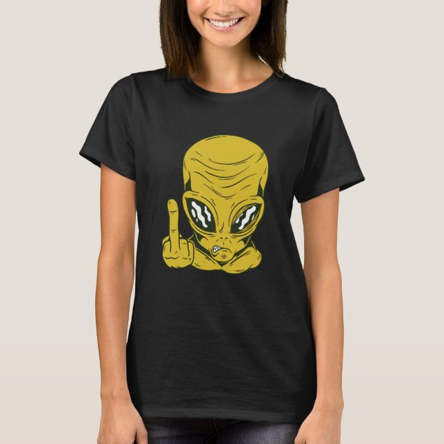 Utomjordiska rymdaliens  1 t shirt (Framsida)