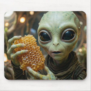 Utomjordiskt Alien-Varelse med Bikaka Musmatta