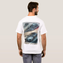 Utomjordiskt Neon Drift Emblem T Shirt