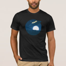 Utomjordiskt rymdskepp landar t shirt