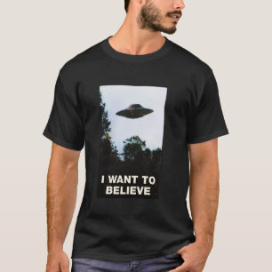 Utomjordiskt UFO Flygande tefat Rosswell Område 51 T Shirt
