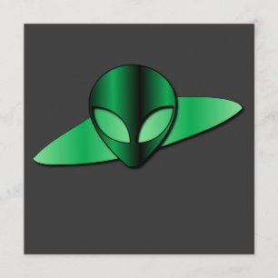Utomjordiskt UFO-inbjudan Inbjudningar