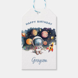 Utomjordningsplaner Grattis på födelsedagen Presentetikett