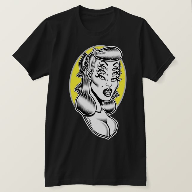 Utomjrdisk vampyr t shirt (Design framsida)