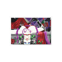 Utomliggande förproduktionsinställda Kanvastryck