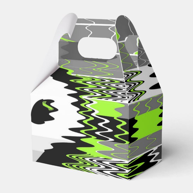 Utomstående TV-förmånslåda Presentaskar (Framsidan Sidan)