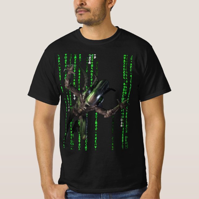 UTOMSTÄNDING KOMMER EFTER DIG MATRIX T SHIRT (Framsida)
