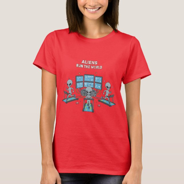 Utomstriskingar styr världen t shirt (Framsida)