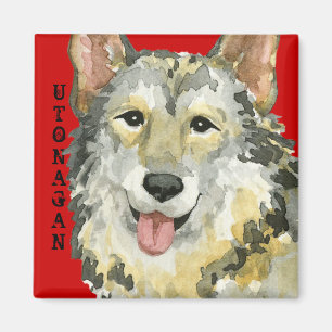 Utonagan Färg Block Magnet