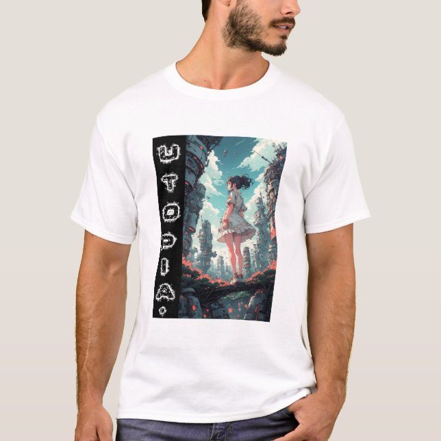 Utopi i framtiden t shirt (Framsida)