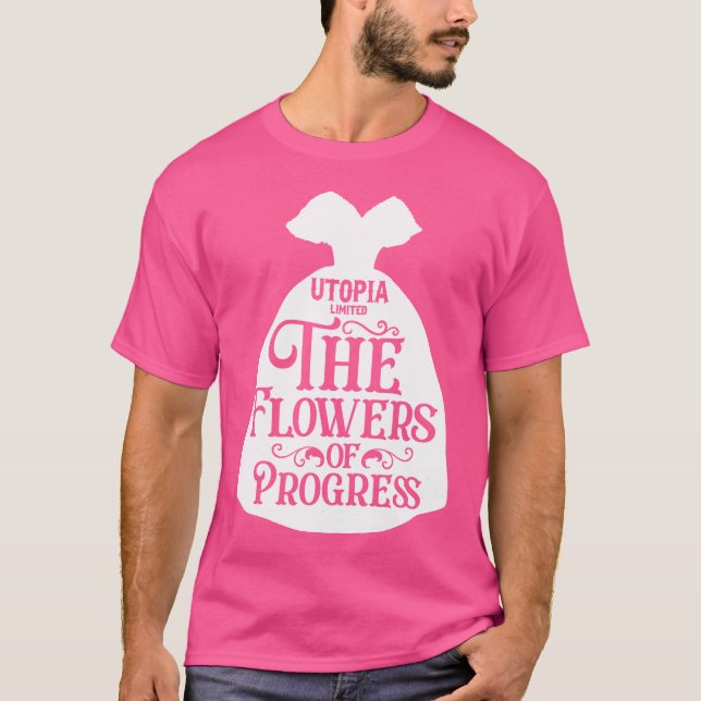 Utopia Begränsad Gilbert och Sullivan Opera Graphi T Shirt (Framsida)