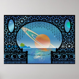 Utopia Plenisha Bungalow ~ Interplanetära resor Poster