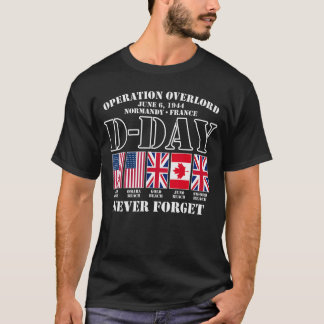 Utopia Sport Militärbutik DDay 6 juni 1944 Norman T Shirt