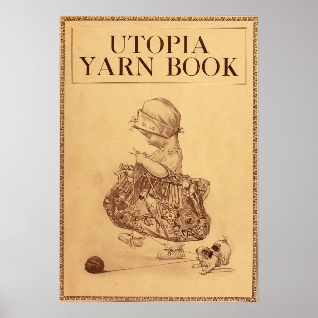 Utopia Yarn Bok Poster (Framsidan)