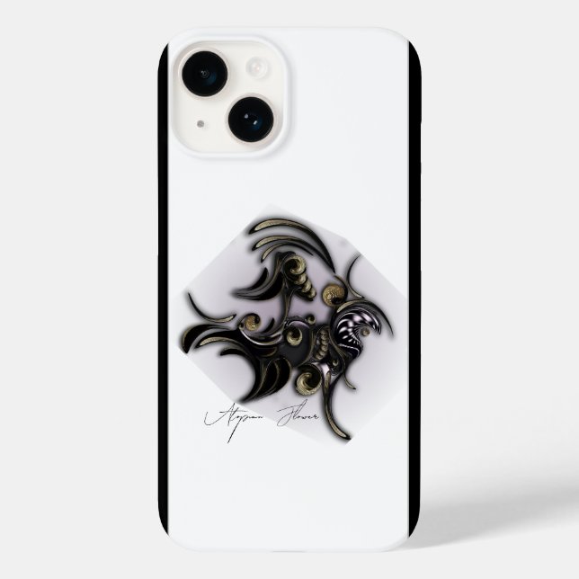 "Utopian Flower", Apple iPhone 14 Fodral (Baksida)