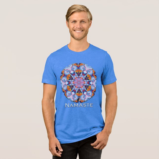Utopian Namaste Kaleidoscope T-Shirt (Framsida Full)