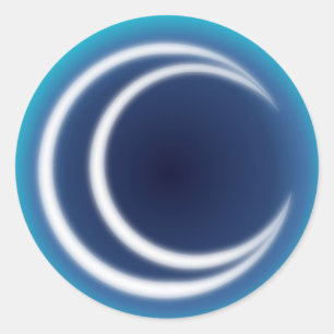 Utopier Runt Klistermärke