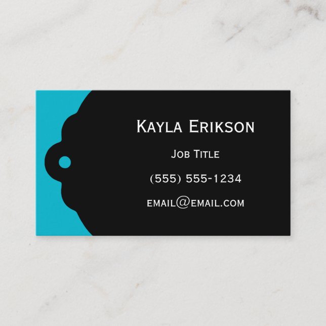 Utöva bagagemärkre visitkort (Framsida)