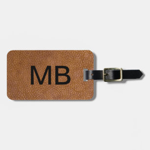 Utöva läderLook Bagagebricka