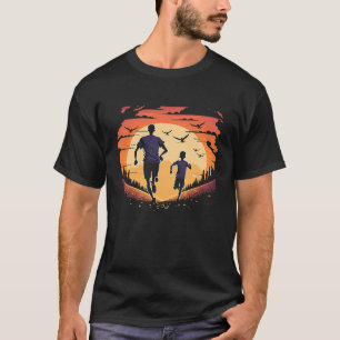 Utövande av Fitness Enthusiast Far an T Shirt